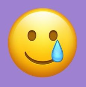 El nuevo emoji sonriendo con una lágrima