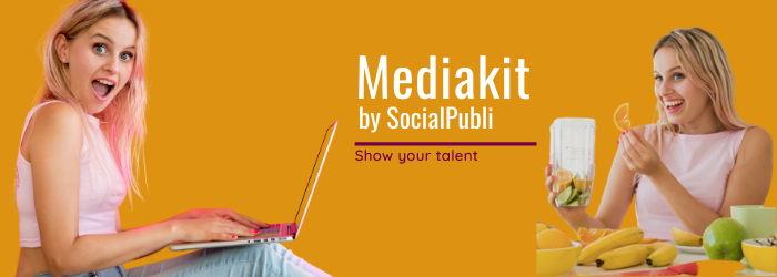 New MediaKit by SocialPubli: your portfolio in 5 minutes